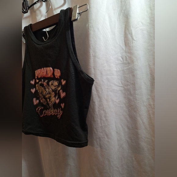 Western  country cowgirl crop top small - Picture 3 of 5
